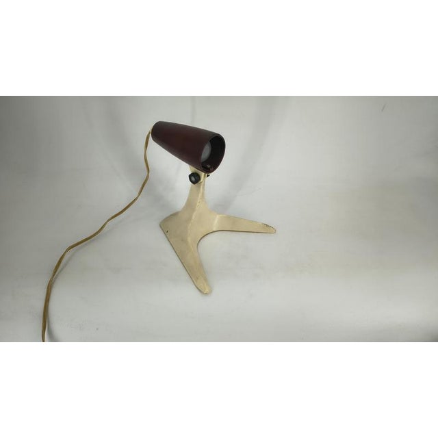 Attractive original 1960s space age era table lamp by Osram made from plastic and bakelite. Cool lamp! 1960s - Wetsern...