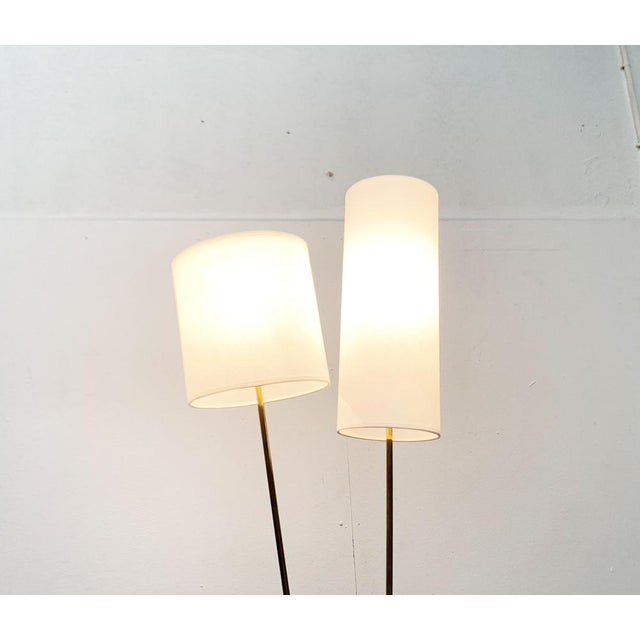 Gold Mid-Century Minimalist Tripod Floor Lamp, 1960s For Sale - Image 8 of 18