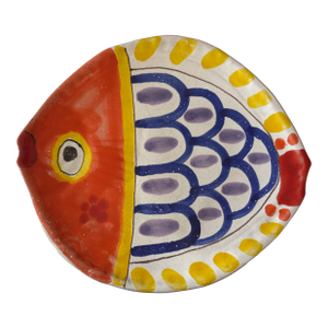 1950s Italian Pottery Desimone Italy Fish Plate