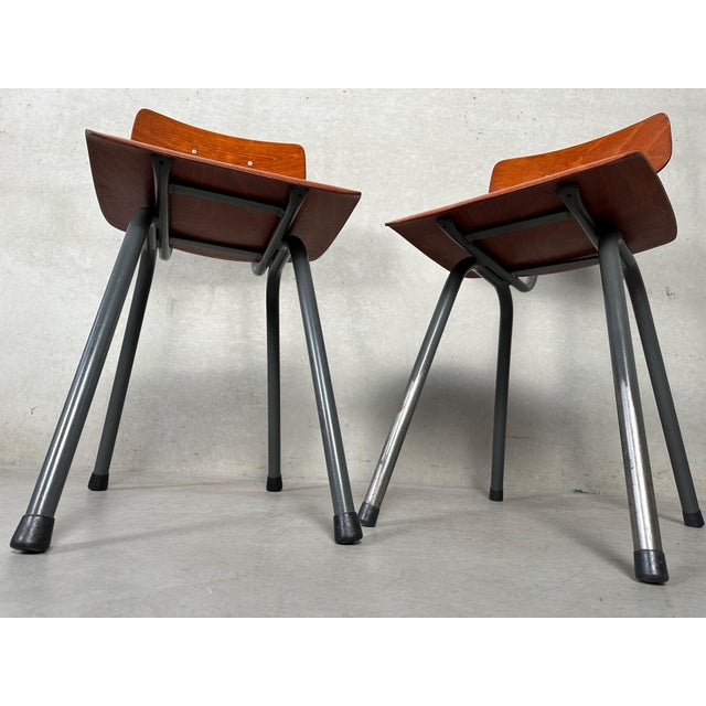 Brown Vintage Pagholz Chairs, Set of 9 For Sale - Image 8 of 17