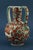 Item description: Wonderful two-handled vase in hard ceramic, majolica, entirely hand-modeled on a potter's wheel and...