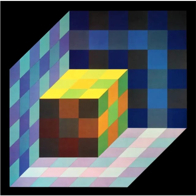 Artist: Victor Vasarely Country: Hungary / France Title: Progression 2-4 Medium: Color gelatin print / offset on paper,...