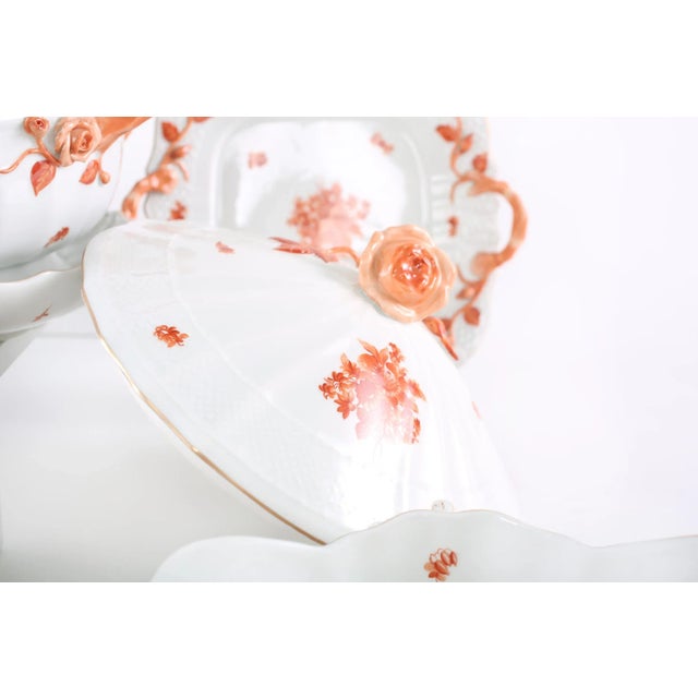 Herend Mid 20th Century Herend Hungarian Dinner Service - 87 Pieces For Sale - Image 4 of 11