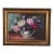 Vintage Original Flower Still Life Oil Painting: Framed Floral Art For Sale