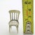 Vintage Italian Handmade Silver 800 Kitchen Chair Dollhouse Miniature, Arezzo, 1980s For Sale - Image 10 of 11