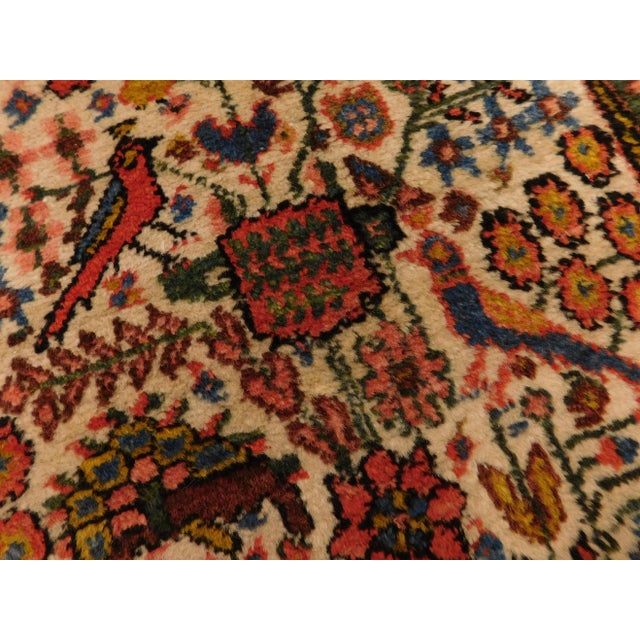 Vintage Handknotted Persian Runner Rug 3'x 9' For Sale - Image 10 of 13