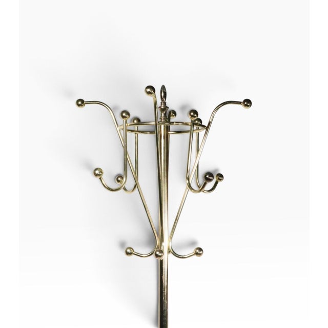 Tommi Parzinger Mid 20th Century Hollywood Regency Coat Rack Stand For Sale - Image 4 of 9