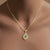 ♥ Pendant Summary ♥ Main Stone: Emerald & Diamond Material: 14K Yellow Gold Stone Cut: Oval & Round Dimensions: 20MMX 10MM...