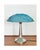 Art Deco Table Lamp with Hammered Metal Base and Glass Shade from Verrerie d'Art Degué, France, 1920s For Sale - Image 11 of 11