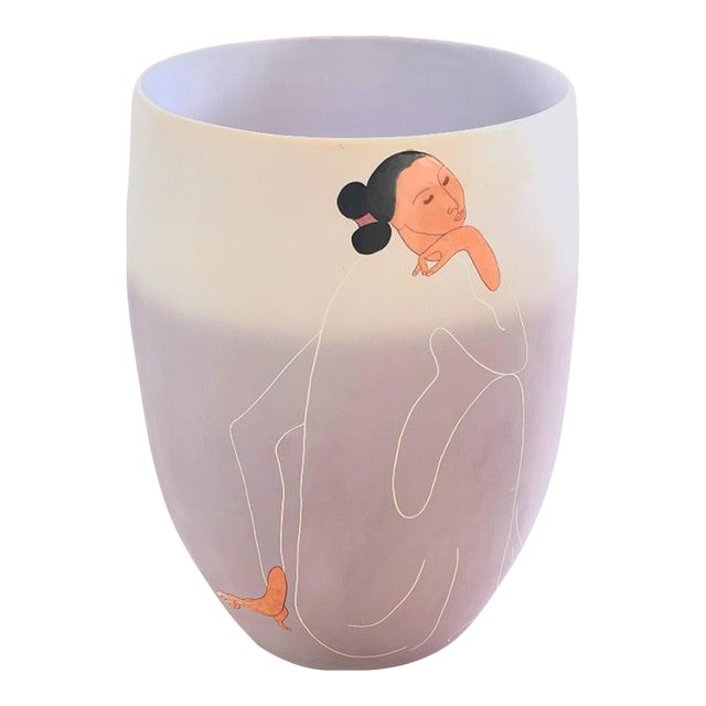 Rudolph Carl Gorman "Noon" Limited Edition Vase Signed R C Gorman, 1987 For Sale