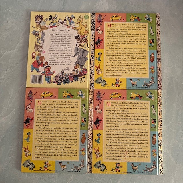 Mid 20th Century Mid 20th Century Little Golden Book Classics, Set of 4 For Sale - Image 5 of 5