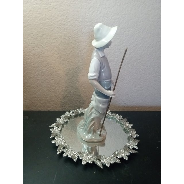 Gorgeous Lladro Spain Fisher Boy Figurine For Sale In Dallas - Image 6 of 8