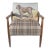 Vintage Mid-Century Chair With Spinone Italiano Dog Upholstery For Sale