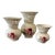 Victorian Rose Porcelain Vases For Sale
