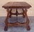 20th Dining or Console Table of Walnut with Lyre Legs and Heavy Top, Spain For Sale - Image 12 of 18