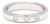 Tiffany & Co .25ctw Diamond Band Ring, Platinum, Ring Size 6 For Sale