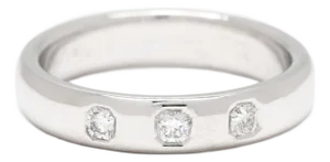 Tiffany & Co .25ctw Diamond Band Ring, Platinum, Ring Size 6
