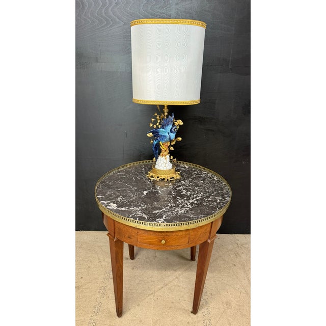 Brown French Louis XVI Side Table, 1920 For Sale - Image 8 of 11