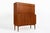Mid-Century Danish Modern Teak Secretary Desk Cabinet 1960s For Sale - Image 15 of 16