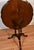 1930s 1930 English Flame Mahogany Tilt-Top Pie Crust Side Table End Table For Sale - Image 5 of 10