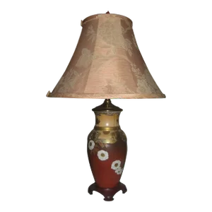 19th century Satsuma Porcelain Vase Table Lamp