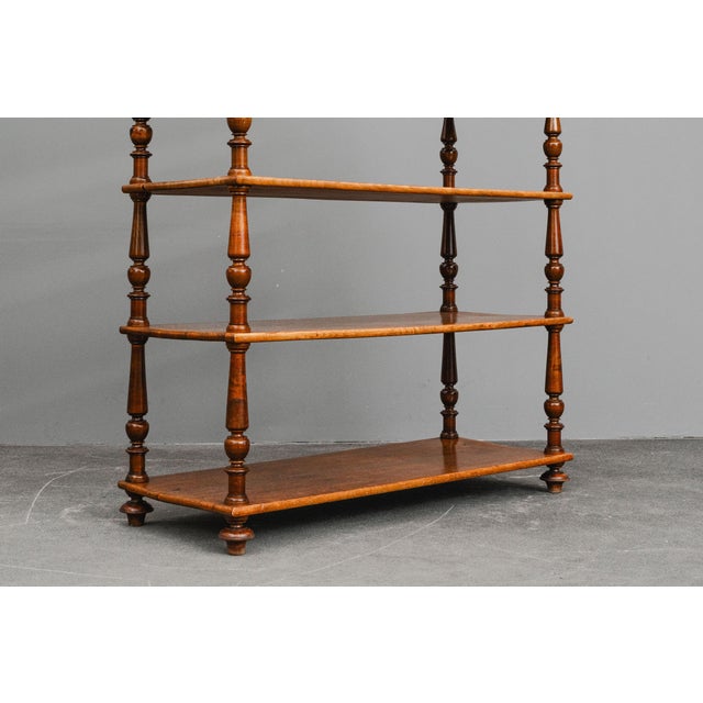 Gründerzeit Tiered Shelf in Walnut, Late 19th Century For Sale - Image 6 of 16