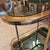 Vintage Brass and Smoked Glass Rolling Bar Cart For Sale - Image 10 of 10