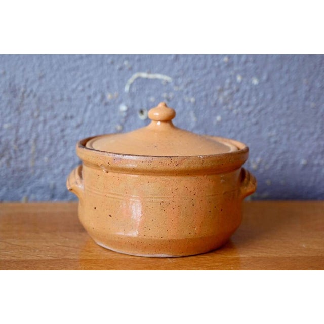 Round Covered Tureen in Glazed Earthenware, 1930s For Sale - Image 11 of 11