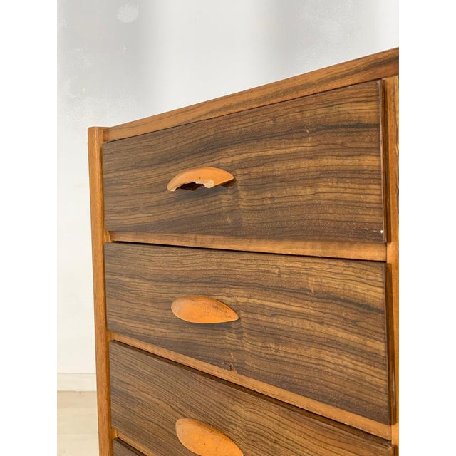 Vintage German Sideboard in Walnut For Sale - Image 9 of 13