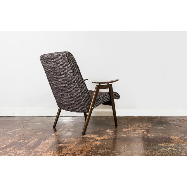 Mid-Century Modern Vintage Armchair by Jaroslav Šmídek for Ton, 1960s For Sale - Image 3 of 14
