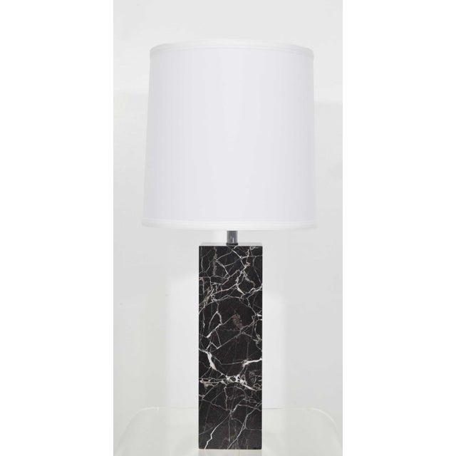Nessen Studio Marble Table Lamps in Black Marble For Sale In Dallas - Image 6 of 10