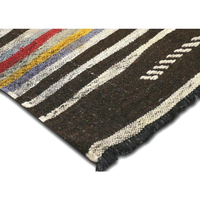 Traditional 1950s Turkish Kilim Rug For Sale - Image 3 of 6