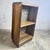 Chestnut Art Deco Solid Walnut Low Bookcase Nightstand / Side Table, Restored Antique For Sale - Image 8 of 10