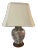 Vintage Floral Porcelain Table Lamp For Sale