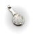 1990s Sterling Silver Vintage Berber Coin Pendant With Hand From Morocco For Sale - Image 5 of 8