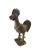 Metal Vintage Bronze AfricanTribal/ Ashanti Akan of a Bird/ Rooster Ivory Coast For Sale - Image 7 of 7