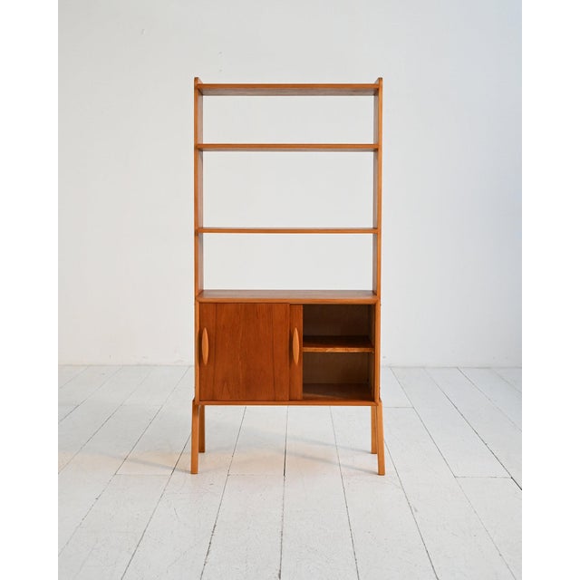 Scandinavian Teak Bookcase, 1960s For Sale - Image 4 of 12