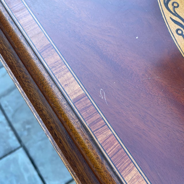 Textile 1990s Decorative Crafts Side Table For Sale - Image 7 of 13