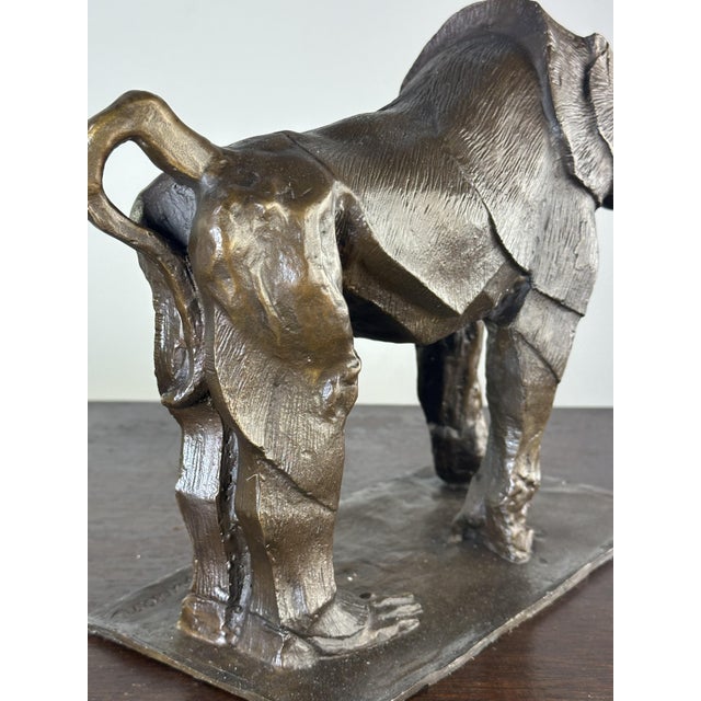 Bronze Baboon in the style of Rembrandt Bugatti for Bubian, 2000s For Sale - Image 9 of 13