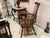 Antique Large Wallace Nutting Windsor Style Writing Arm Chair With Drawers 42”t Brown Wood. For Sale In South Bend - Image 6 of 7
