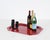Mid-Century Italian Red Acrylic Serving Tray, 1980s For Sale - Image 6 of 14