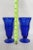 Anchor Hocking Cobalt Blue Soda Fountain Ice Cream Sundae Glasses a Pair For Sale - Image 9 of 11