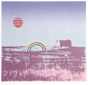 1970s "Misty" Signed Serigraph Print