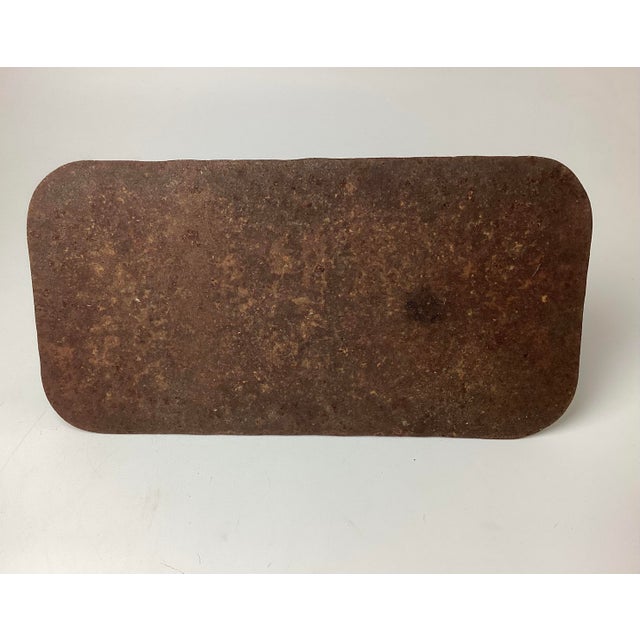 1990s 1990s Artisan Hand Cut Iron Boot Scrape With Goats For Sale - Image 5 of 6