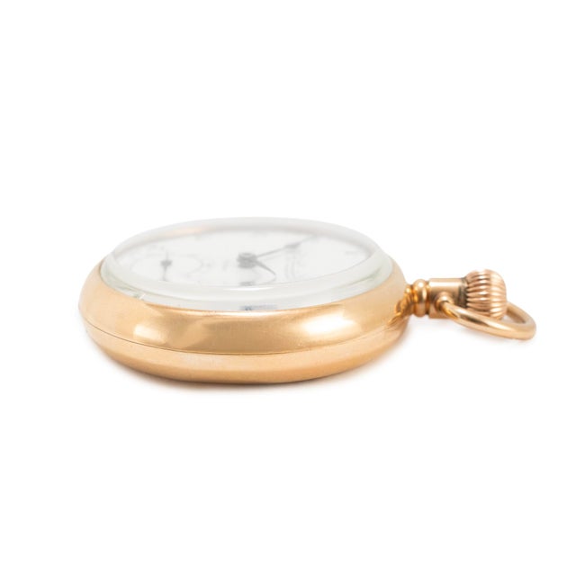 Modern Vintage Rolex 49mm 9k Gold London Camerer Cuss & Co. Mechanical Pocket Watch For Sale - Image 3 of 8