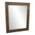 Vintage Weathered Wood Mirror For Sale