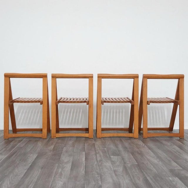 Trieste Chairs by Aldo Jacober for Alberto Bazzani, 1960s, Set of 4 For Sale - Image 13 of 18