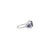 Ink Blue 2.6 Carat Deep Blue Sapphire Three Stone Diamond Ring Size 6.5 in 14k Gold For Sale - Image 8 of 13