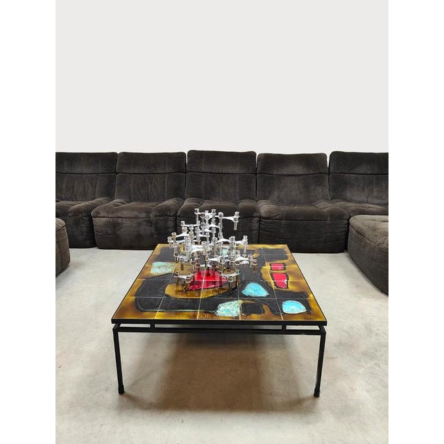 Vintage Modular Lounge Sofa from Rolf Benz, 1970s, Set of 8 For Sale - Image 4 of 8