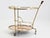 Serving Cart with Turned Wooden Handle attributed to Max Ingrand for Fontana Arte, Italy, 1960s For Sale - Image 6 of 10